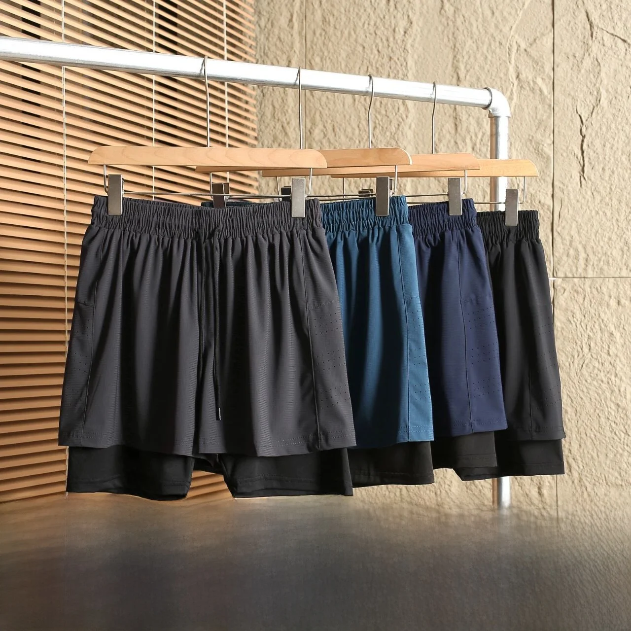 

Men's Outdoor Sports orts Qui Dry Breathable Running Summer Cool Comfortable Casual Pants Loose Fit Straight Leg mid Waist