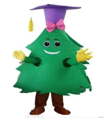 

Новый взрослый роскошный костюм талисмана на дереве, рождественское нарядное платье, костюм талисмана на Хэллоуин, бесплатная доставка