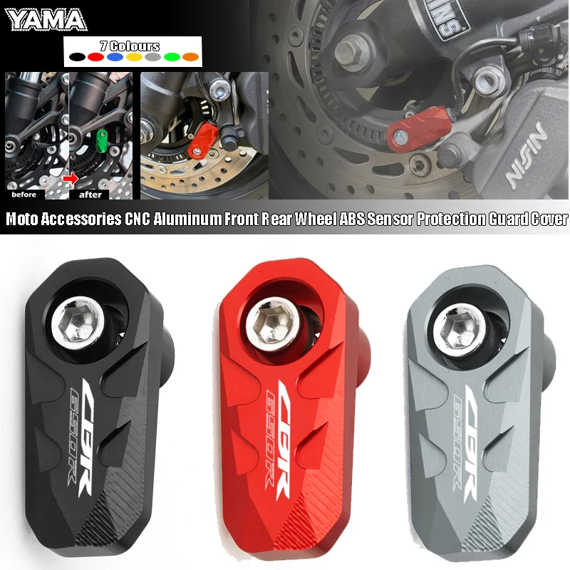 Accesorios para Moto HONDA CBR650R CBR 650R CBR650 R 2019-2025 CBR-650R, Protector de Sensor ABS para Rueda Delantera y Trasera CNC
