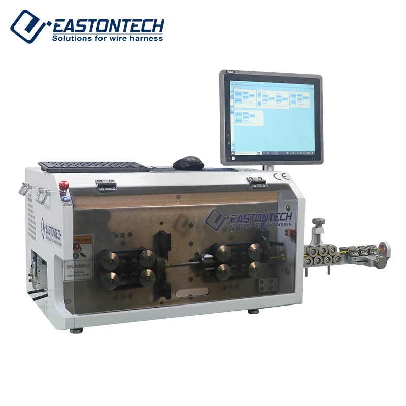 Cross-Section 4 - 30mm2 Multiple EW-05F+S  Cable Cutting Stripping Peeling Machine With Ce Certificate