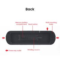 Digital Alarm Clock LED Wall Clock With Remote Control Screen Brightness Colored Ambient Dispaly Wall Adjustable Clock LED Light