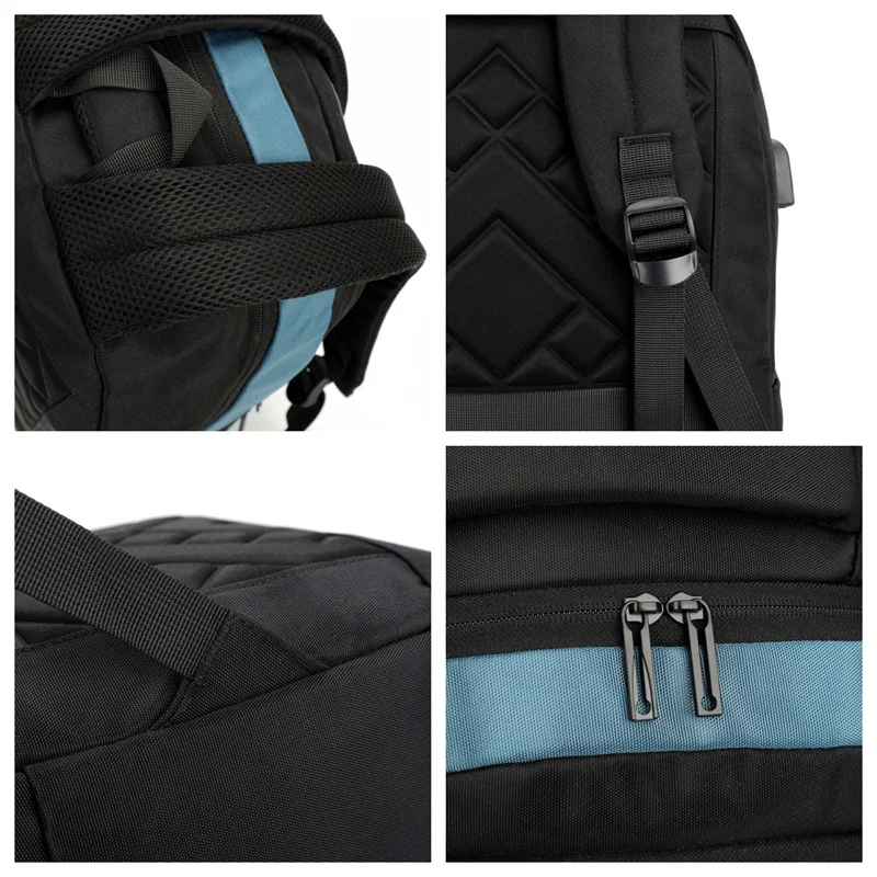 Mochilas versátiles de moda para hombre, mochilas de tela Oxford impermeables, ligeras, de gran capacidad, para viaje y ocio, para ordenador