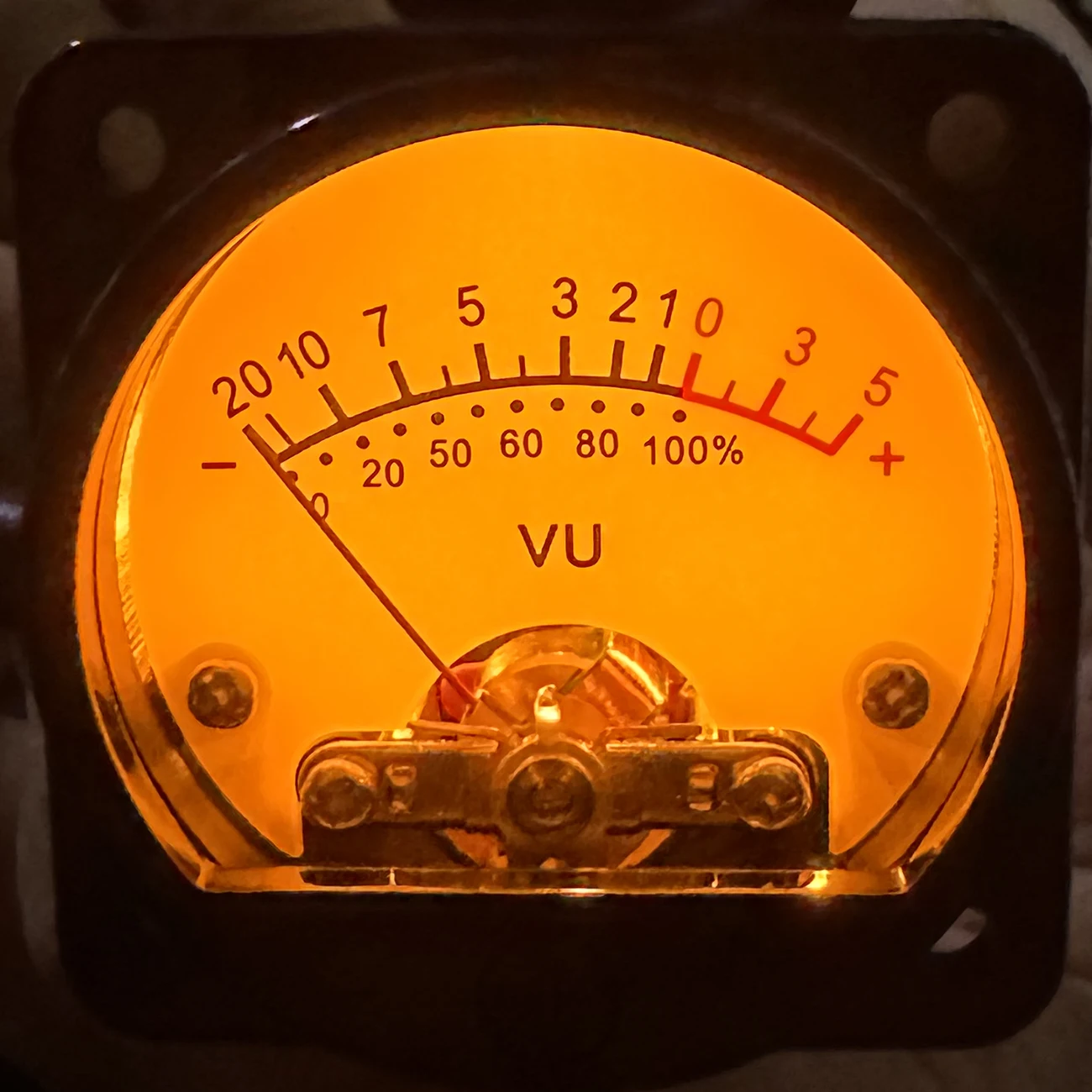 2PCS VU Meter Audio Level Indicator With Driver Board AC/DC 6-12V 45mm Panel VU Meter 500VU With LED Backlight Audio Level Amp