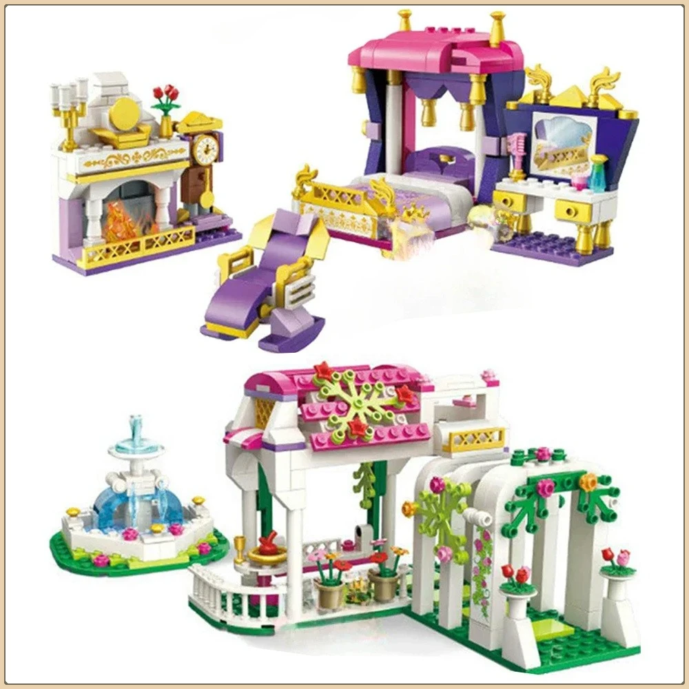 

Keeppley Building Blocks Rose Dream Corridor Rainbow Windmill Workshop Handmade Assembly Puzzle Model Toys Kids Hobbies Gifts