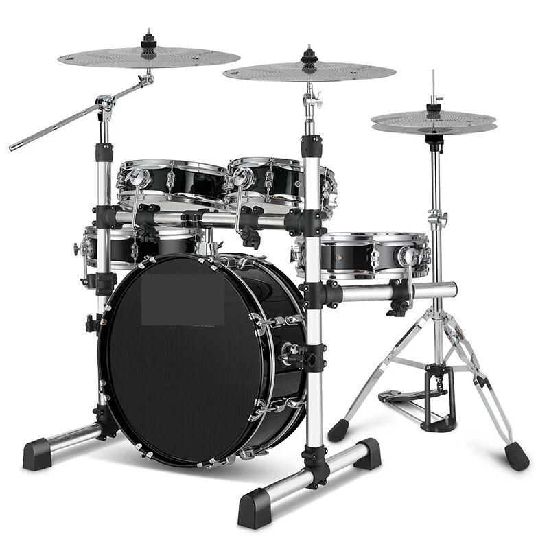 OEM Professional Double-sided Mute 3 Drum 5 Drum Cymbal Jazz Drum Set Original Sound for Adults Beginner