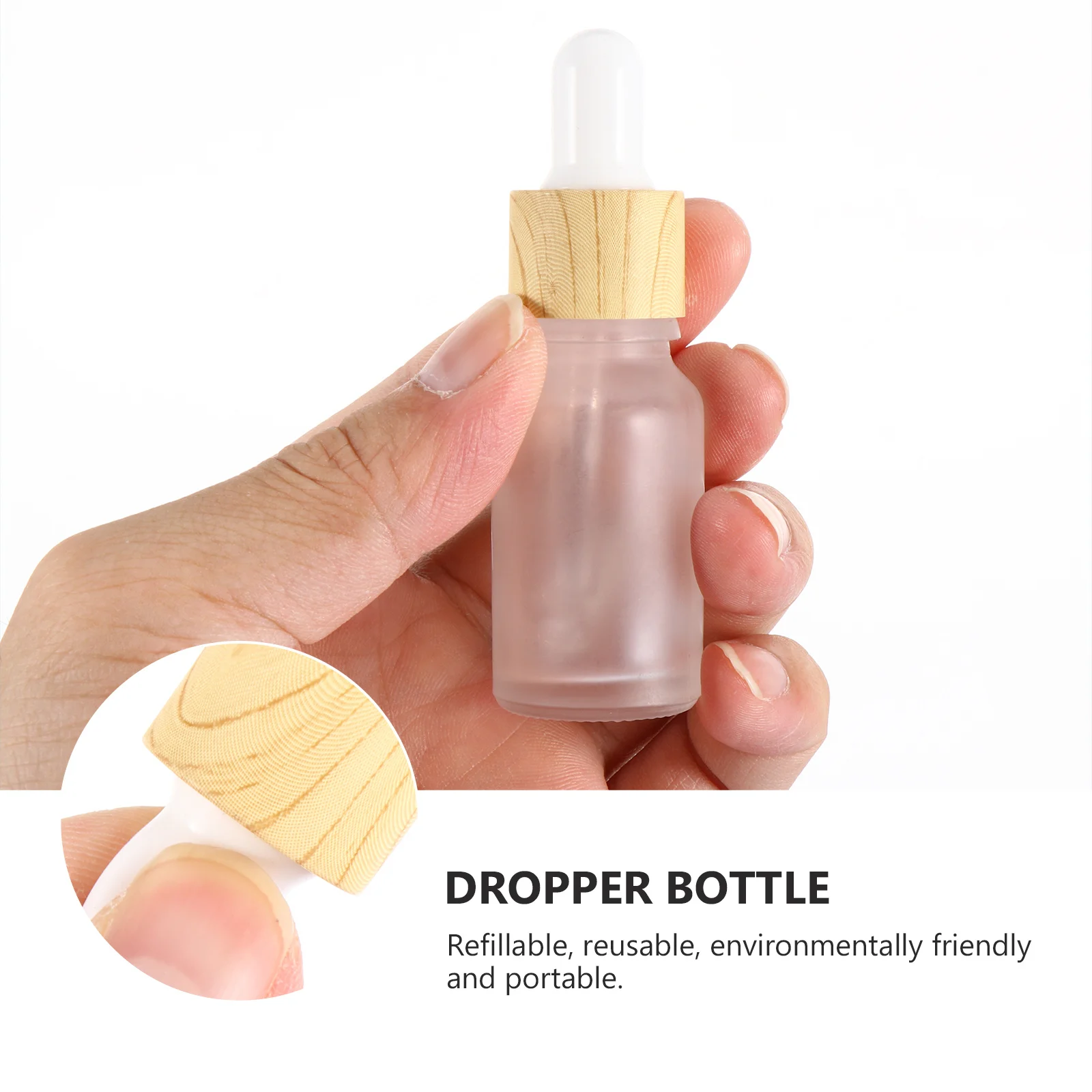 

4 Pcs Mini Oil Dropper Bottle Essential Small for Oils Empty Bottles Dispensing