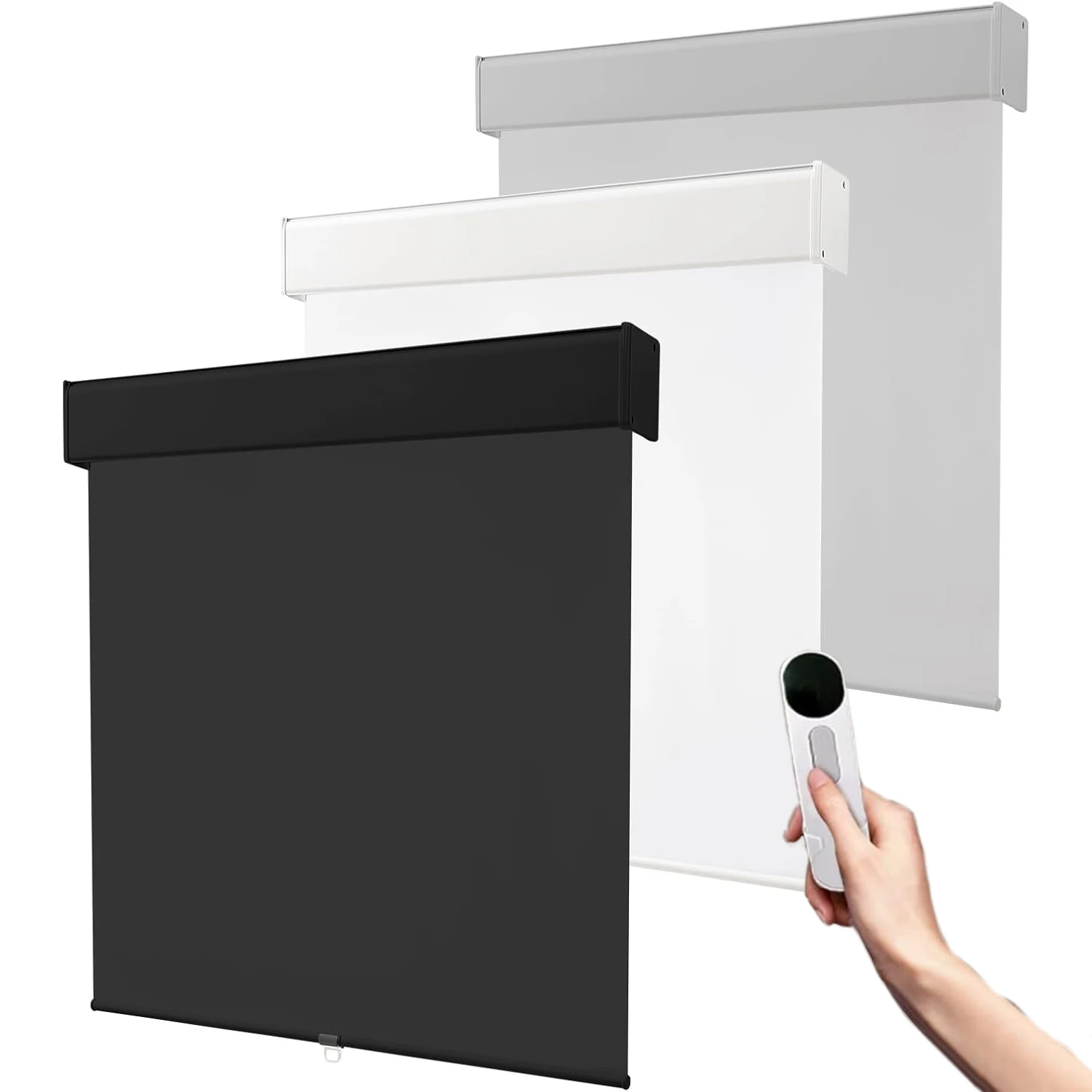Factory Supply High Quality Popular Full Blackout Smart Home Motorized Cordless Roller Blinds for Bedroom