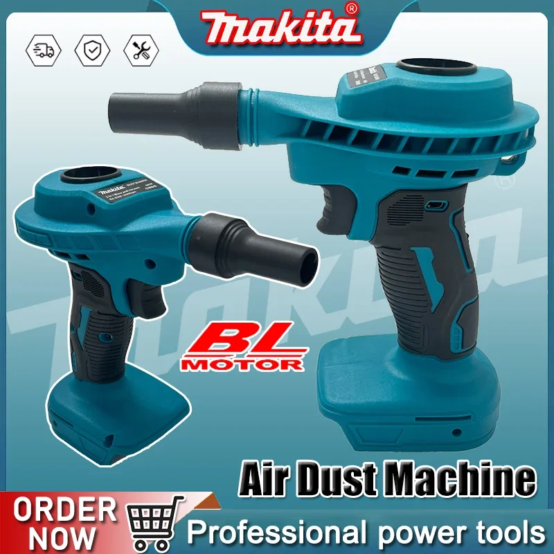 

Makita 2 IN 1 Cordless Air Dust Machine Efficient Rechargeable Vacuum Clean Inflator Computer Cleaning Power Tool For 18VBattery