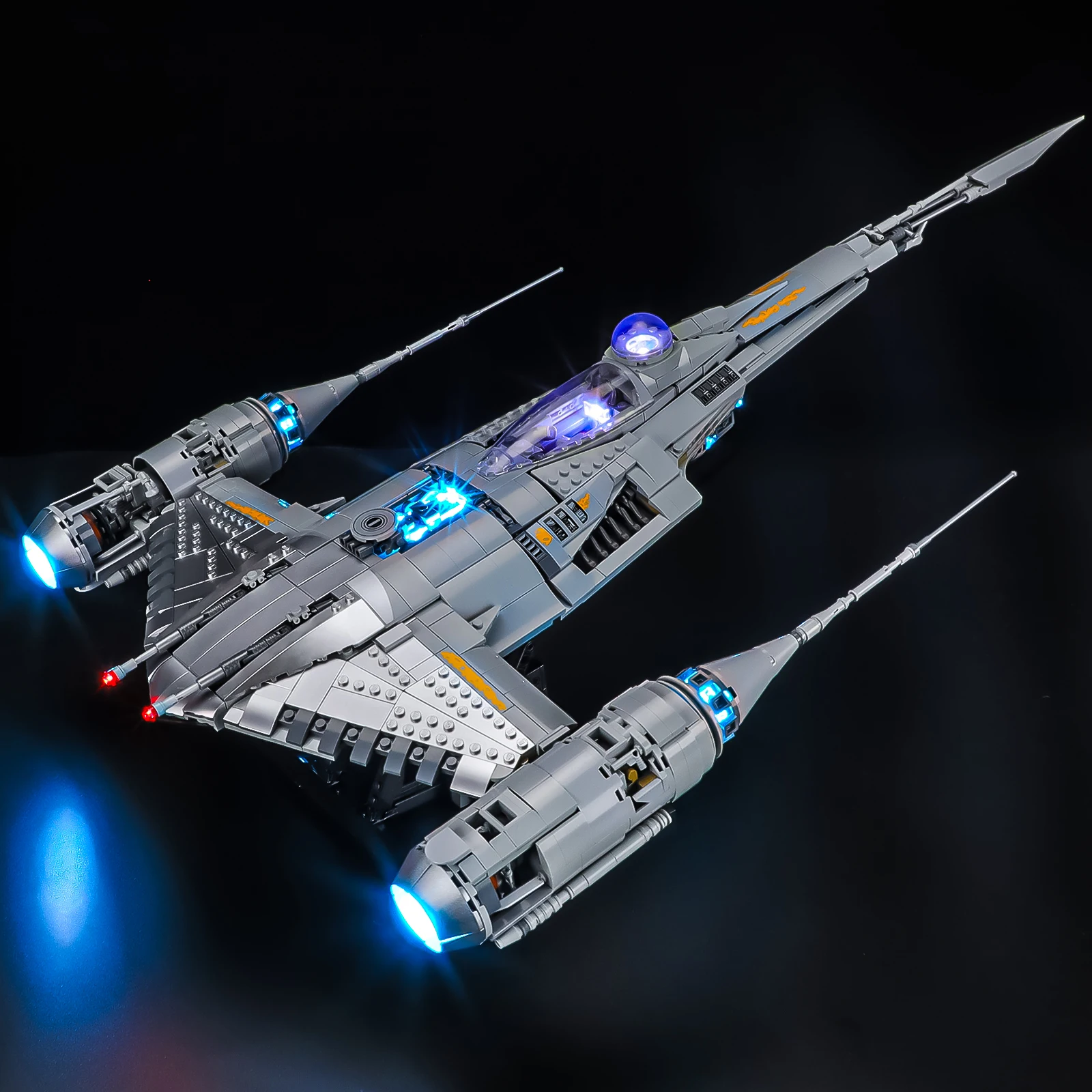 

HPROSPER 5V LED Light (No Model) For LEGO 75442 UCS Mandalorian’s N-1 Starfighter Decorative lights With battery box