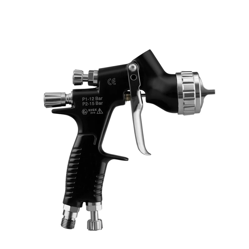 Air Spray Gun Hand Manual Nozzle Size 1.3mm Quality Paint Sprayer 600CC Plastic Tank Airbrush