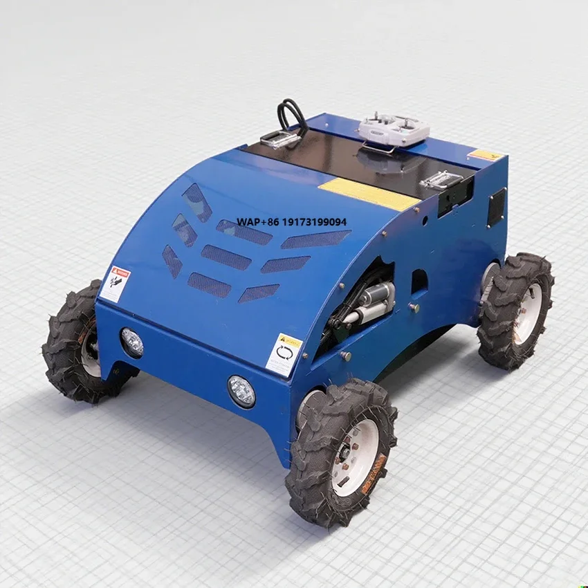 High Quality Remote Lawn Mower Electric with Remote Control in Stock Lawn Mower