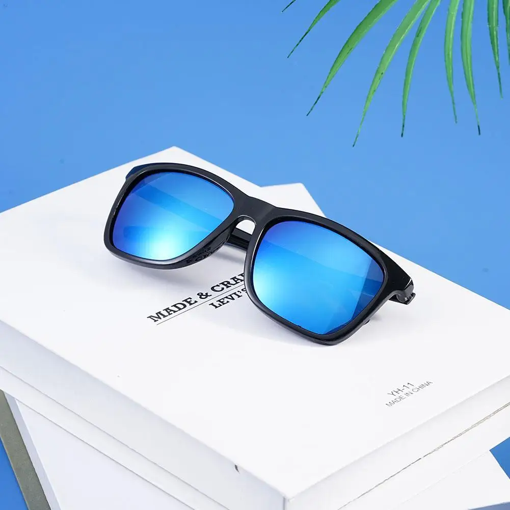 New Uv Resistant High Definition Resin For Sunglasses Easy To Carry Sunglasses Polarized Light Trendy Men And Women