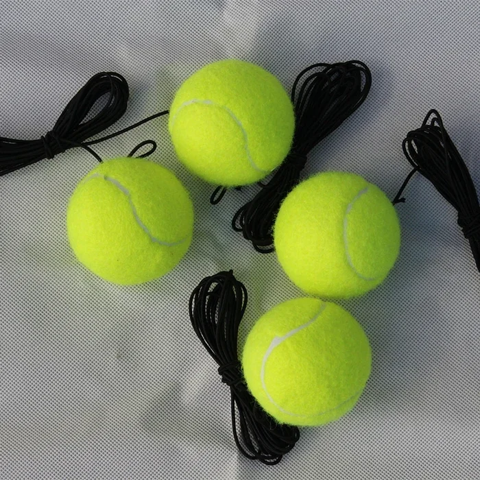 2026 Cheap Different Color Custom Professional Trainer Rubber Tennis Beach Tennis Ball With Ropes
