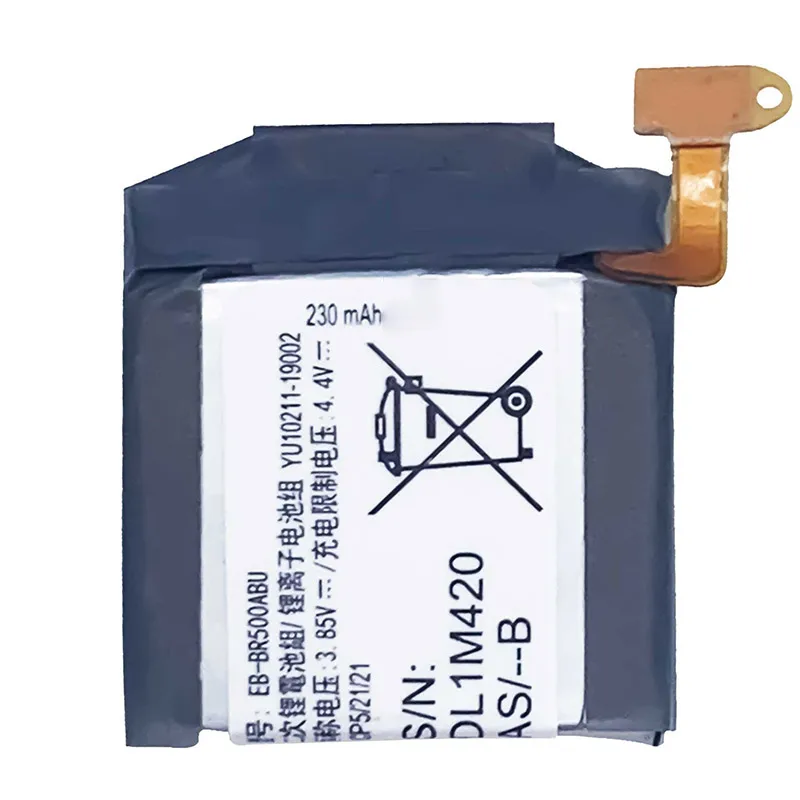 New Replacement Battery EB-BR500ABU For Samsung Galaxy Watch Active SM-R500 Rechargeable Battery 230mAh + Free Tools