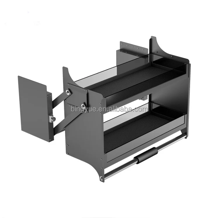 سحب أسفل الرف المطبخ رفع سلة المنظم مجلس الوزراء سلة أوتوماتيكية سلة المصعد #4