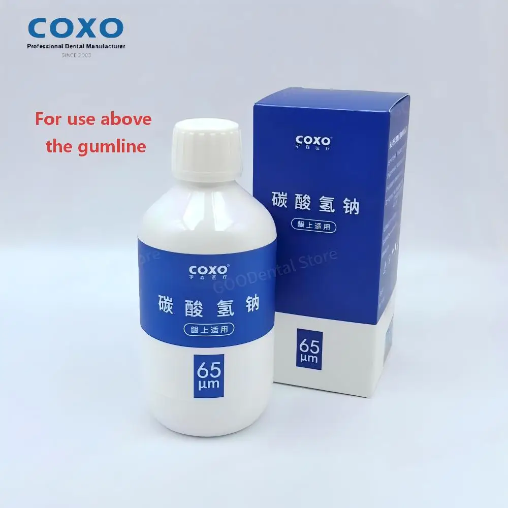 COXO Dental Air Polishing Powder Glycine Sodium Bicarbonate Prophy Powder for Supragingival Subgingival Air Polisher