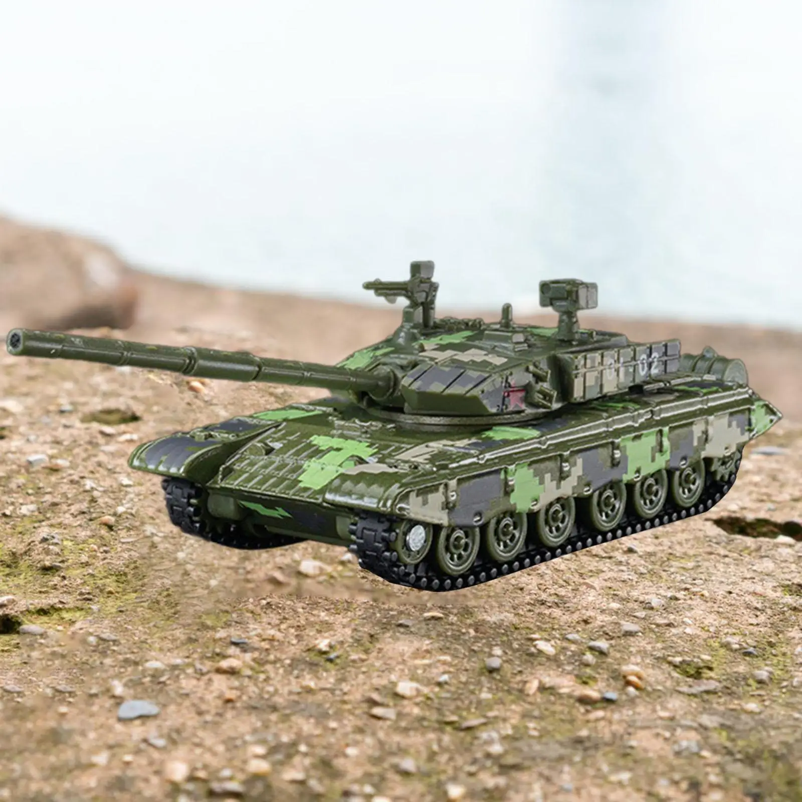 

1:100 литая под давлением модель из сплава, реалистичная игрушка боевого танка для детей, подарок для взрослых