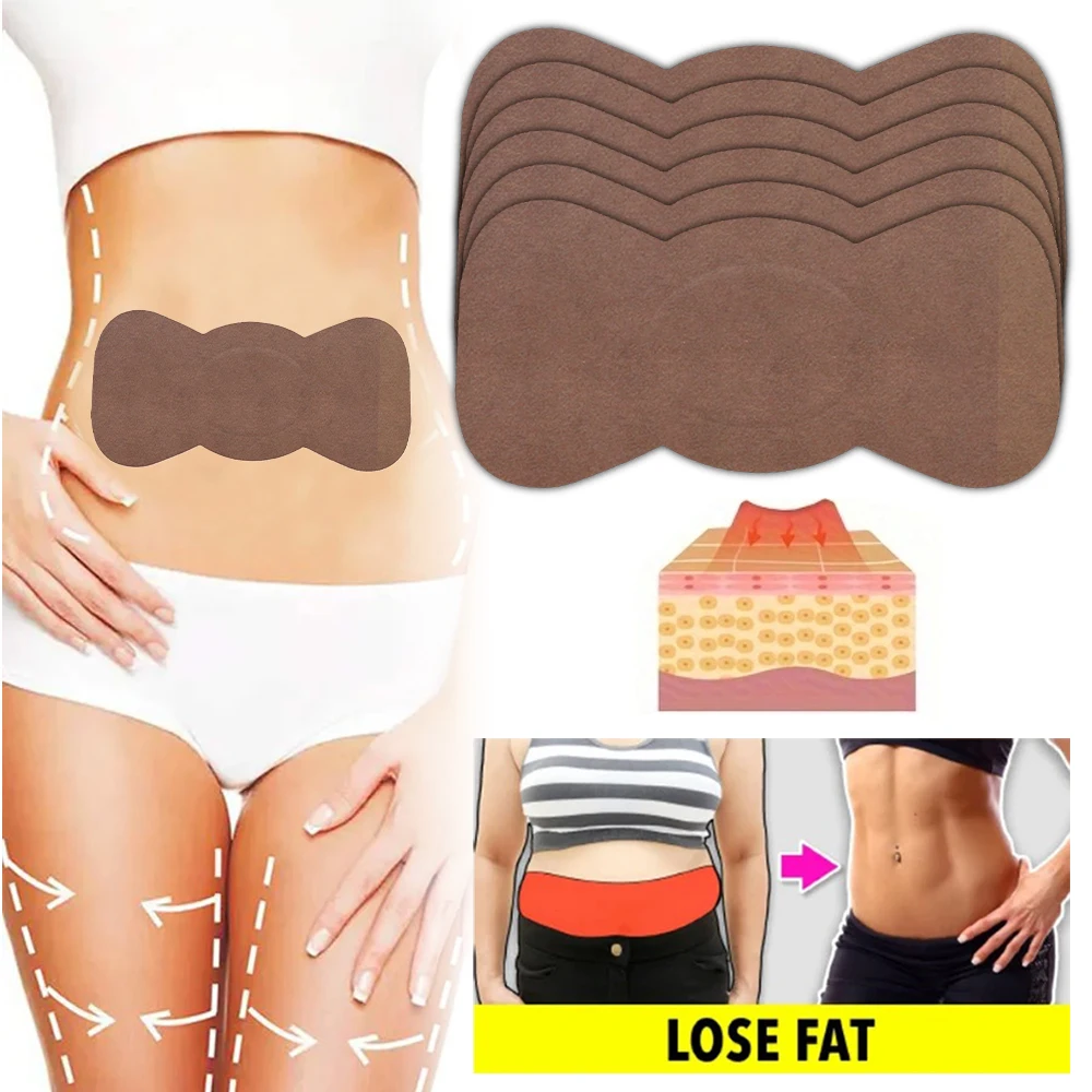 Belly Stickers Body Sculpting Fast Burning Fat Firming Lower Body Slim Waist Abdominal Navel Patches Improve Stomach Discomfort