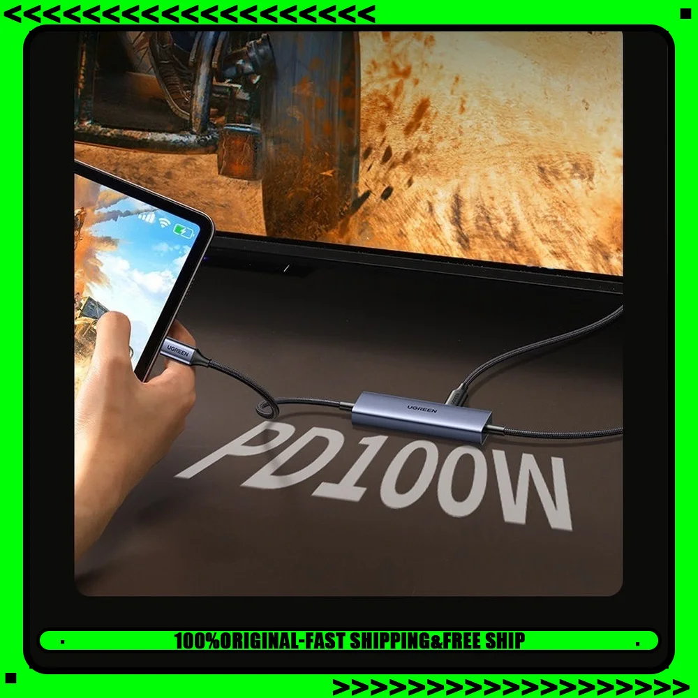 UGREEN CM725 25772 USB Video Capture Card 2K 30Hz Type C Input USB 3.0 Capture PD 100W for Game Streaming