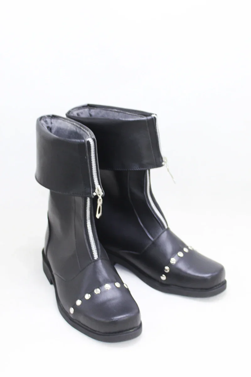 Cloud Strife Cosplay Shoes FF7 Cosplay Prop Halloween Carnival Boots PU Shoes Custom Made