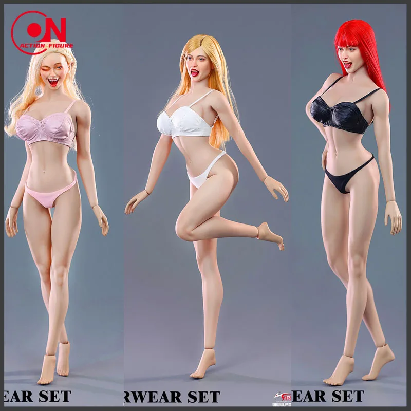 Fire Girl Toys FG085 1/6 Scale Sexy Female Bra Underwear Suit Corset Thong Set Accessory for 12 inch Action Figure Body