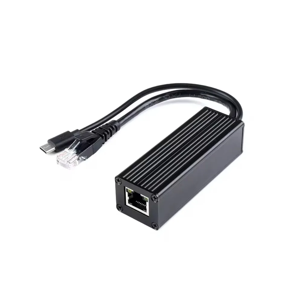 

Industrial Type-C Interface Gigabit PoE Metal Housing Splitter 5V 2.5A