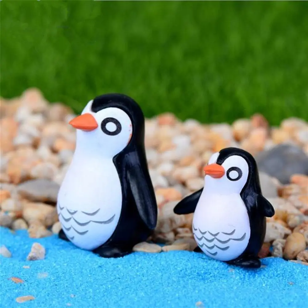 

Terrarium Figurines Home Decor Potted Landscape Micro Landscape Resin Penguin Model Landscape Decoration Garden Figurines