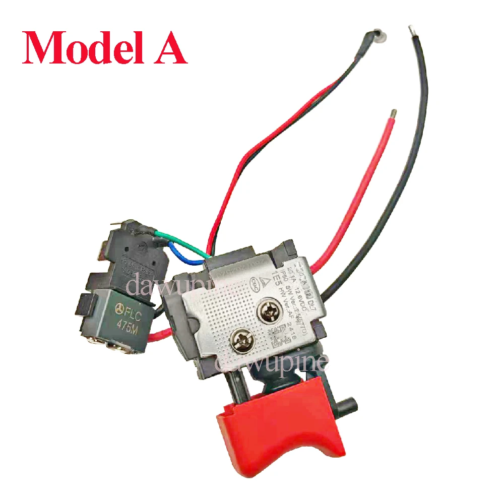 

For BOSCH 12V 10.8V Lithium Power Tool Switch 2607202520 2609125169 GSB120-LI GSR120-LI GSR1080-2-LI GSB1080-2-LI GSR1200-2-LI