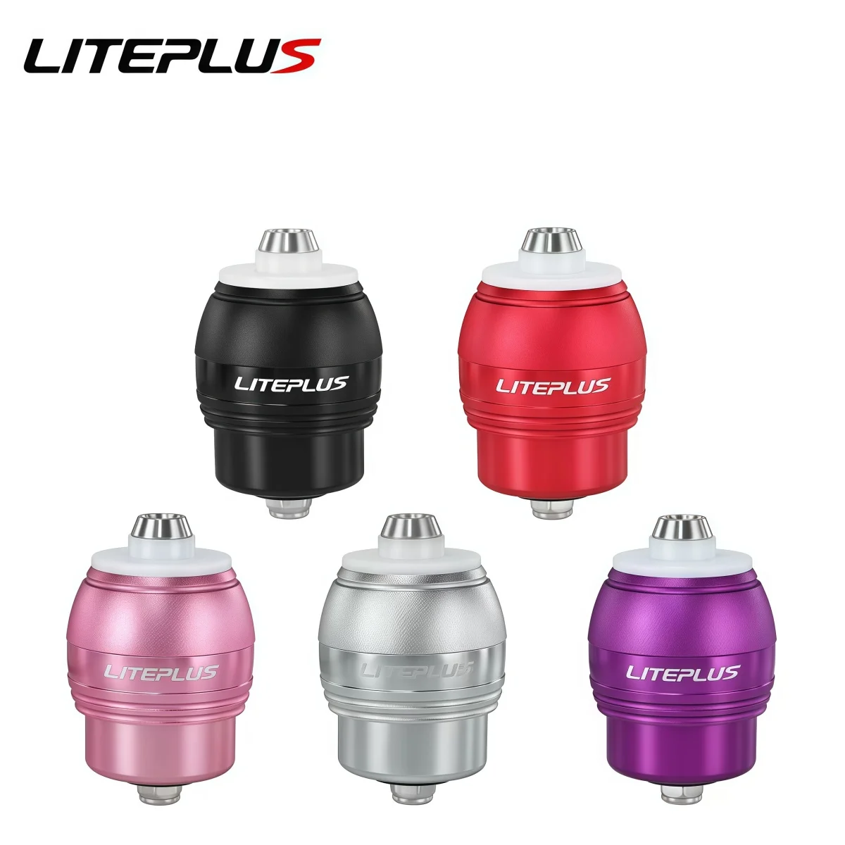 

LITEPLUS Aluminum Rear Suspension Upgrade Kit For Brompton Folding Bike Shock Absorber (Black / Red / Silver / Purple / Pink)