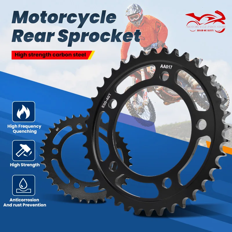 530 40T 41T Motorcycle Rear Sprocket Chain Wheel For Honda CB1100 14-20 CBF1000 VTR1000 97-05 CB 1100 CBF 1000 VTR 1000 40 41