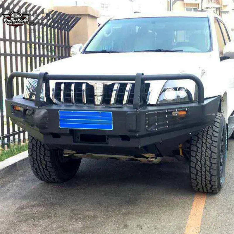Applicable to Prado Domineering Lc120 Protective Lamp Competitive Flat Head Front Bumper Single Spare