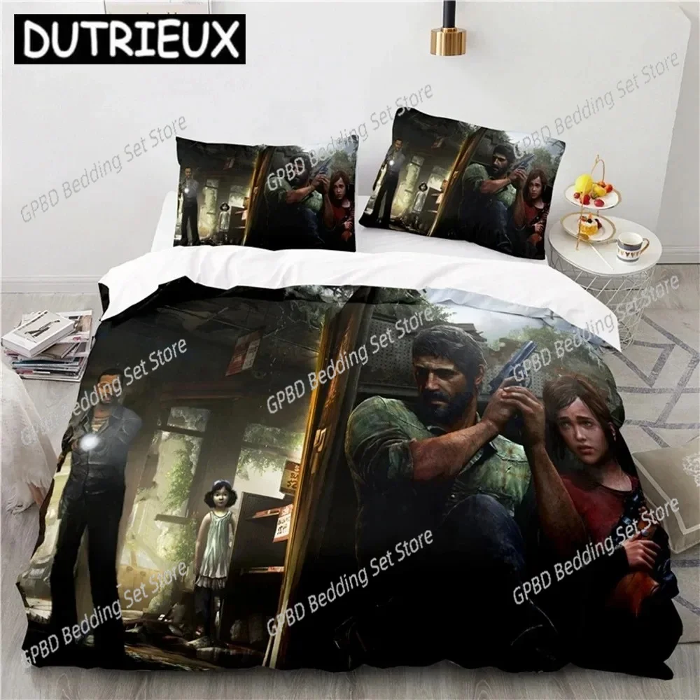 

The Last Of Us Games 3d Bedding Set Tess Joel Character Digital Printing Duvet Cover Set Pillowcase Twin Full Queen King Size
