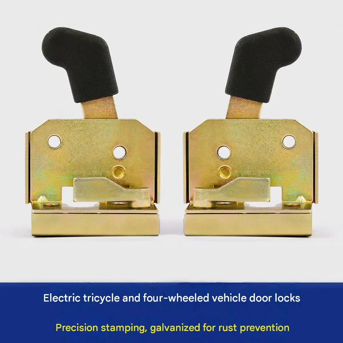 Universal Metal Door Lock Handle for Heavy Machinery Forklift Tractor Electric Tricycle Durable