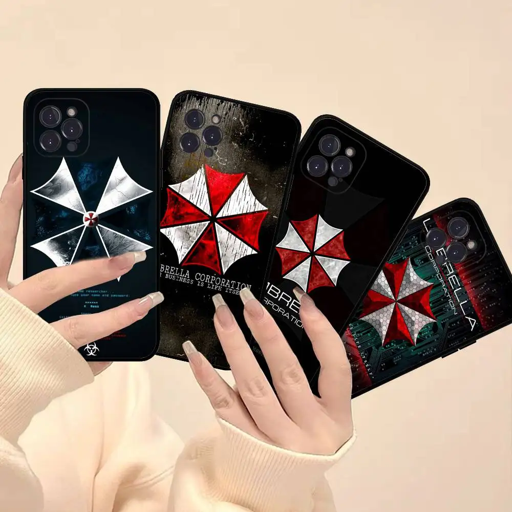 

Classic U-Umbrella C-Corporation For IPhone 17 16 15 14 13 12 11 Pro Max 13 17Air Shockproof Soft Phone Cases Coque