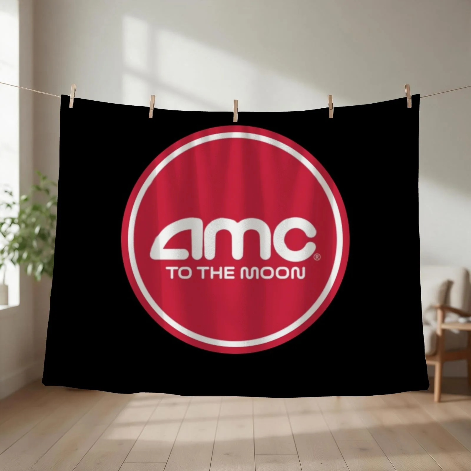 Amc Stock TO THE MON Throw Blanket Blankets For Sofas Bed linens Shaggy Luxury Blankets
