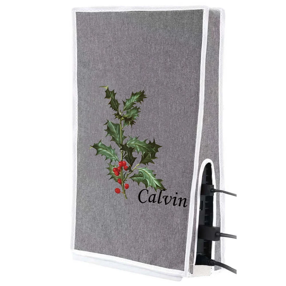 غطاء مقاوم للخدش، نمط مطبوع أنيق، وحدة تحكم ألعاب PS5، غطاء غبار أفقي/عمودي