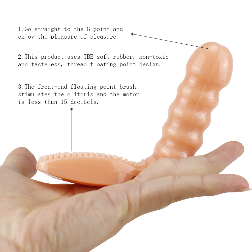 Suitable for women to use silicone finger cover brush honey bean and vaginal orgasm vibration massager