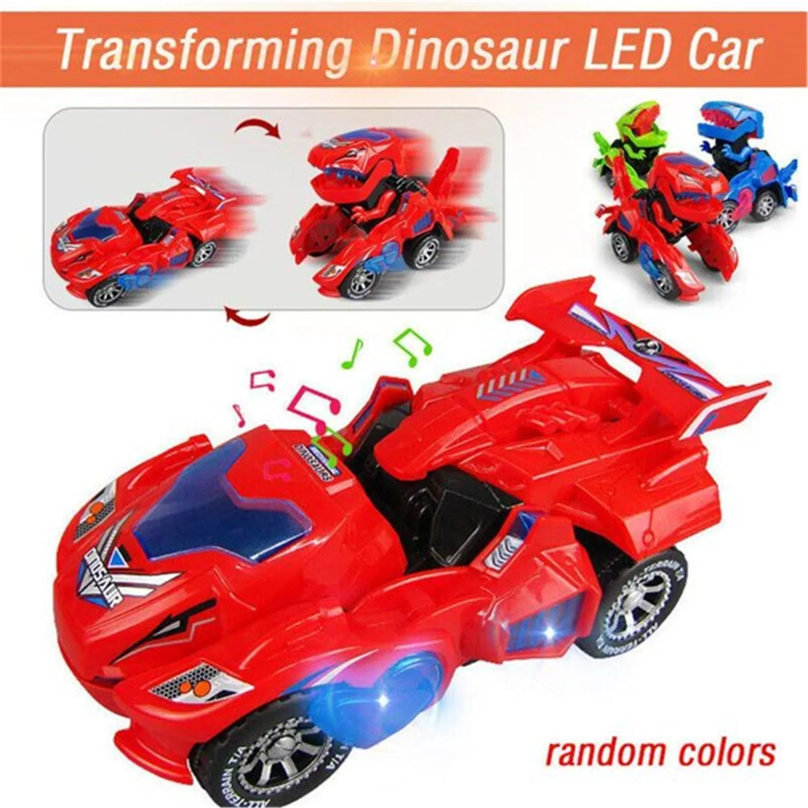 Electric Transformer Dinosaur Car Transformer Dinosaur Toy Car Dinosaur Char Iot Home Organizer  2024 Decoracion Para El Hogar