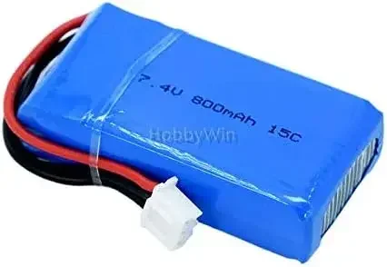 7.4V 800mAh 15C Lipo Battery XH2.54-3P Plug For Walkera DEVO F7 / DEVO F4 Transmitter Remote Controller Części zamienne