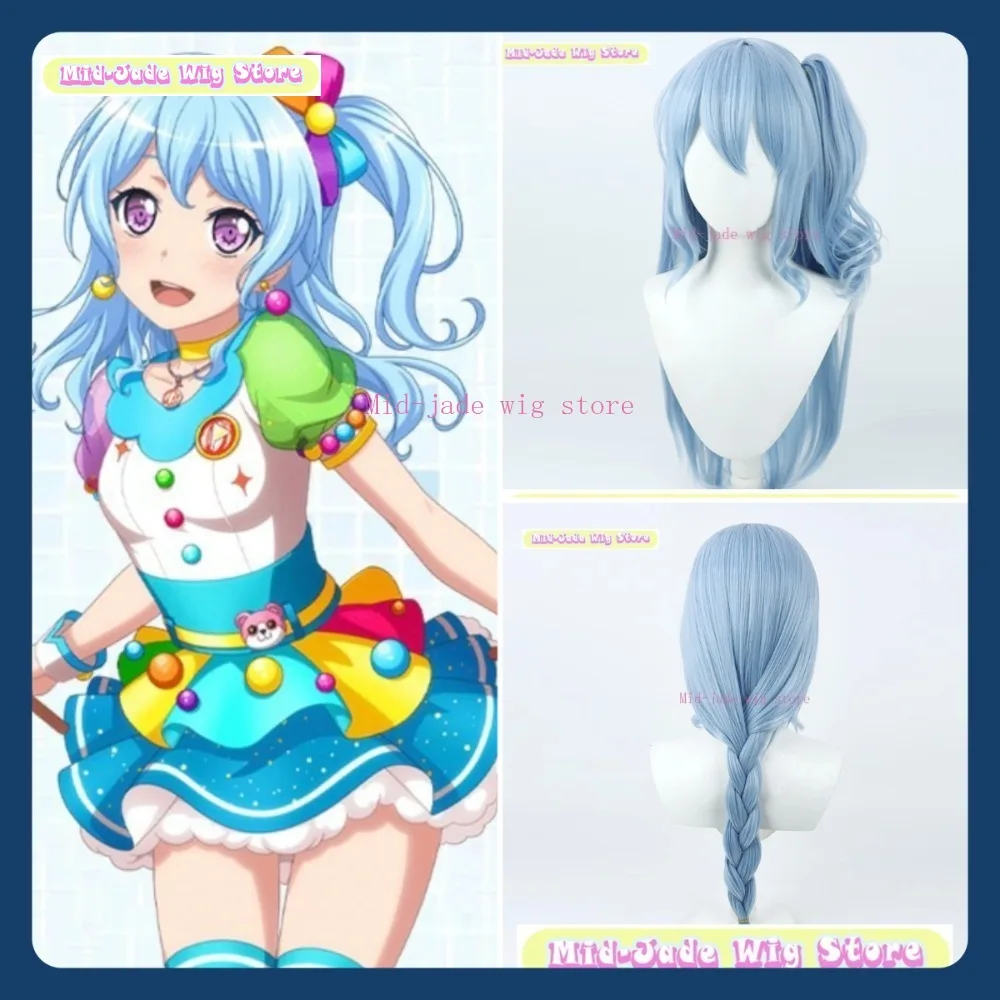 

Mid-jade Wig Store BanG Dream! Kanon Matsubara Cosplay Wig Halloween Anime Game Role Playing Synthetic Hair