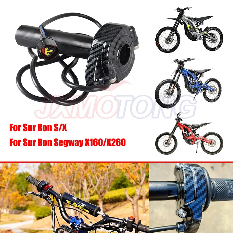 

Carbon Fiber Color Motorcycle Accessories Throttle Turn Grip For Surron Sur ron Sur-Ron X/S Lightbee Light Bee S X Electric Bike