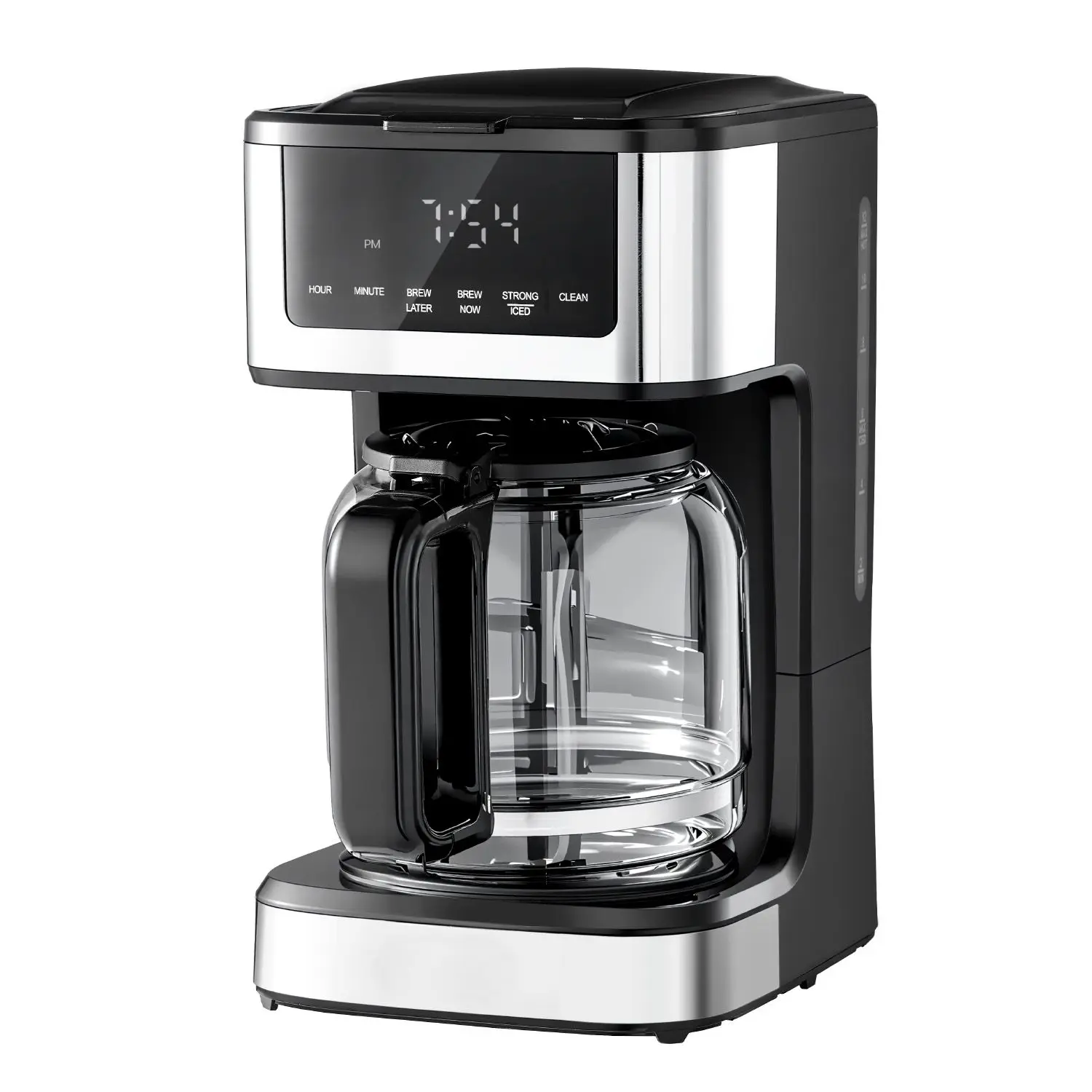 Programmable Coffee Maker, 12 Cup Programmable Drip Coffee Makers with Touch Screen, 4-Hour Keep Warm Coffee Makers Drips, 2 Brew Strengths Drip Coffee Machine for Home, 24-Hour Programmable