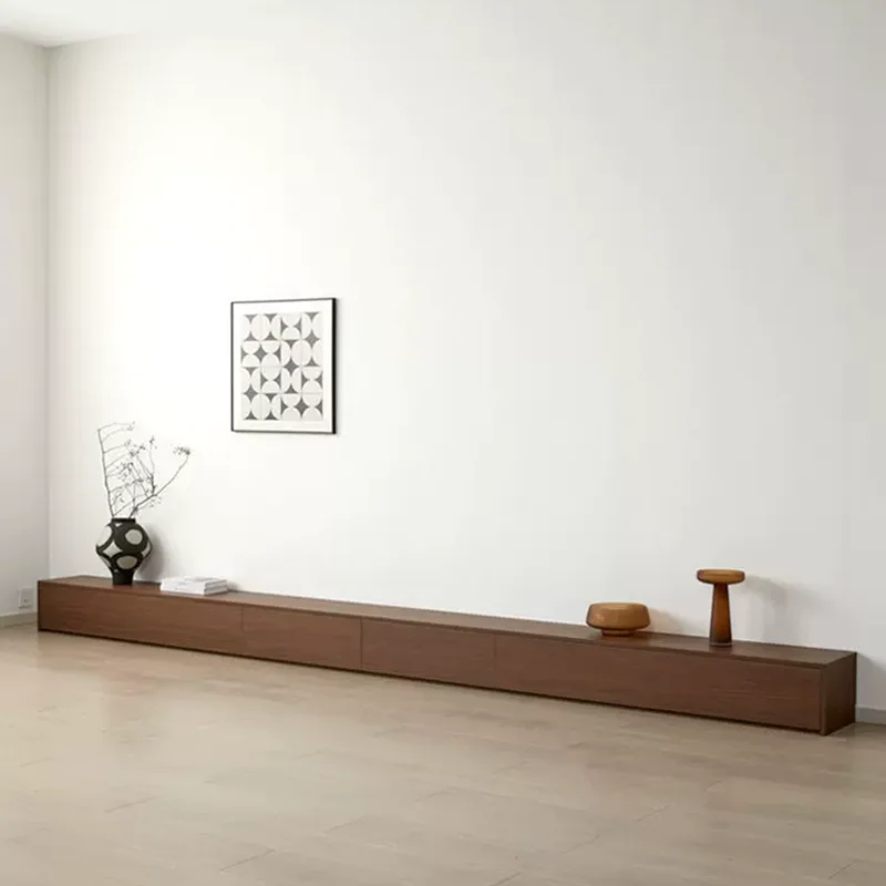 Tragbarer Designer-TV-Tisch aus Holz, minimalistische Schubladen, ästhetische TV-Ständer, schmal, modern, nordisch, Archivadores, Wohnmöbel