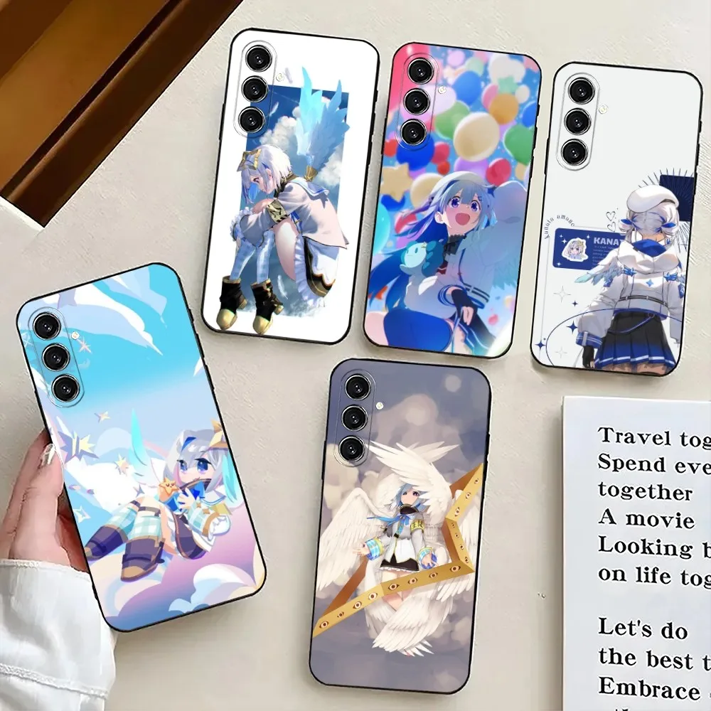 Amane Kanata Hololive Phone Case For Samsung S24,21,22,23,30,Ultra,S20,Plus,Fe,Lite,Note,10,9,5G Black Soft Cover