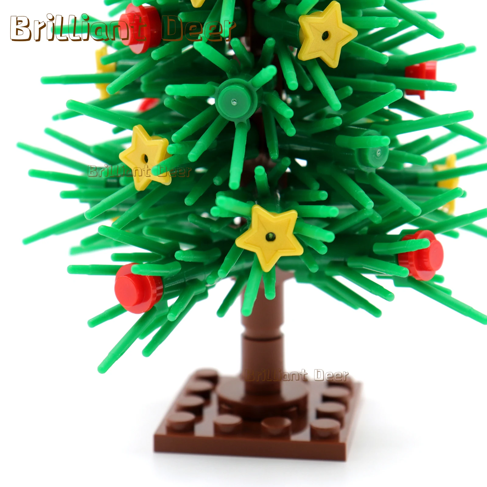 MOC Christmas Tree Bricks DIY City Plant Flower Building Blocks Sets Children Toys Kids Xmas Gifts House Decoration