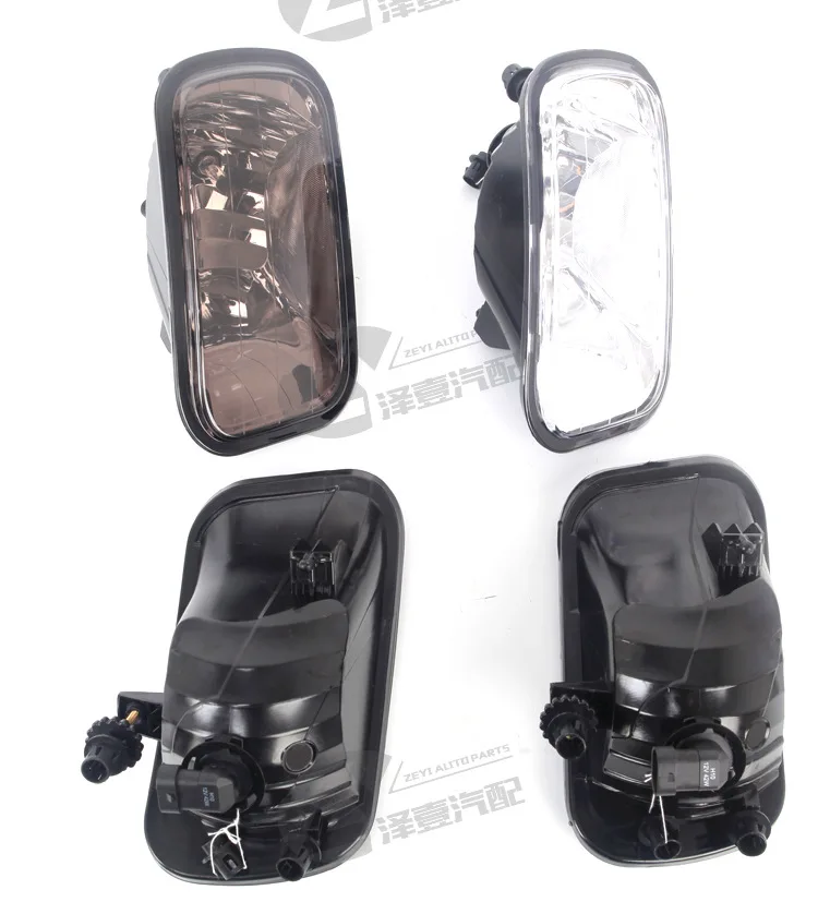 09-12 Model 1500 2500 Original Halogen Front Bar Smoked Transparent Fog Lamp Assembly with Bulb