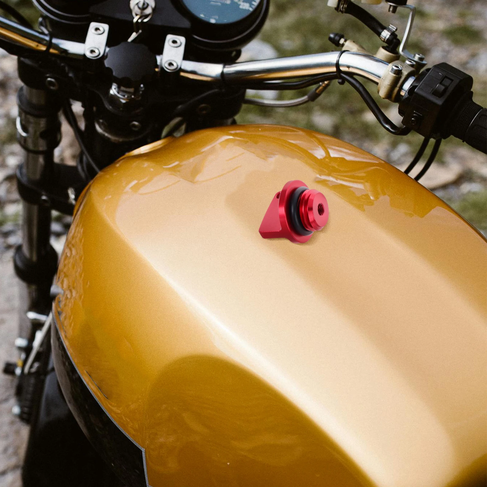 

Oil Cap M20x25 Aluminum Engine Filler Gas Tank Replacement Secure Fit Car Motorcycle Oil Cover Automotive Parts