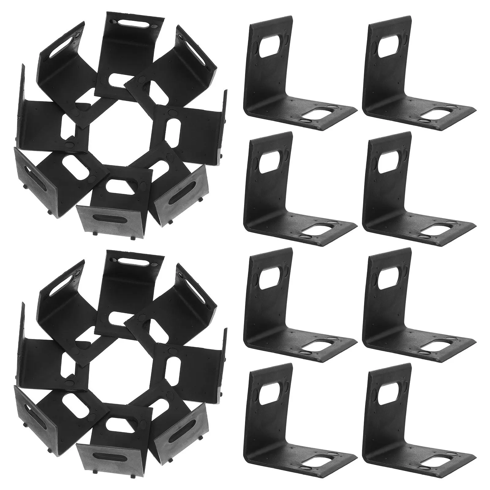 100Pcs Strapping Clips Plastic Corner Protector Durable Packaging Solution Stable Grip Hand Packaging Logistics Industry