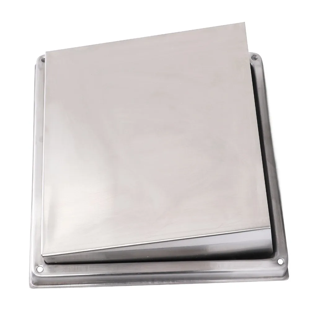 Durable Stainless Steel Dryer Vent Cover Mesh Screen Square Exterior Wall Vent Cover Exhaust Vent Hood Outdoor