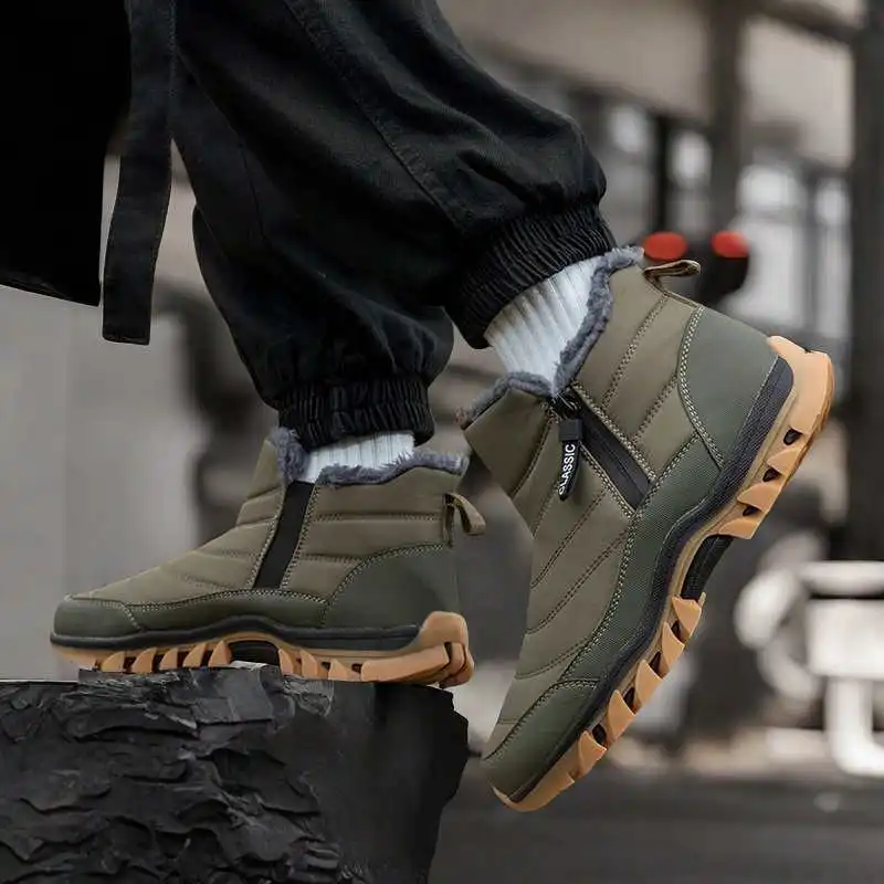 Botas de Snowboard Cálidas de Alta Calidad, Zapatillas Deportivas de Caña Alta para Hombre, Últimas Ofertas, Idea Novedosa